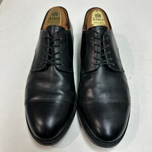 VERY GOOD Grant Stone x J. Crew Ludlow Derby Black Leather 9.5